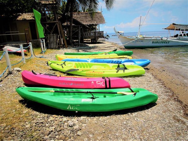 Kayaking at Anilao Beach Club