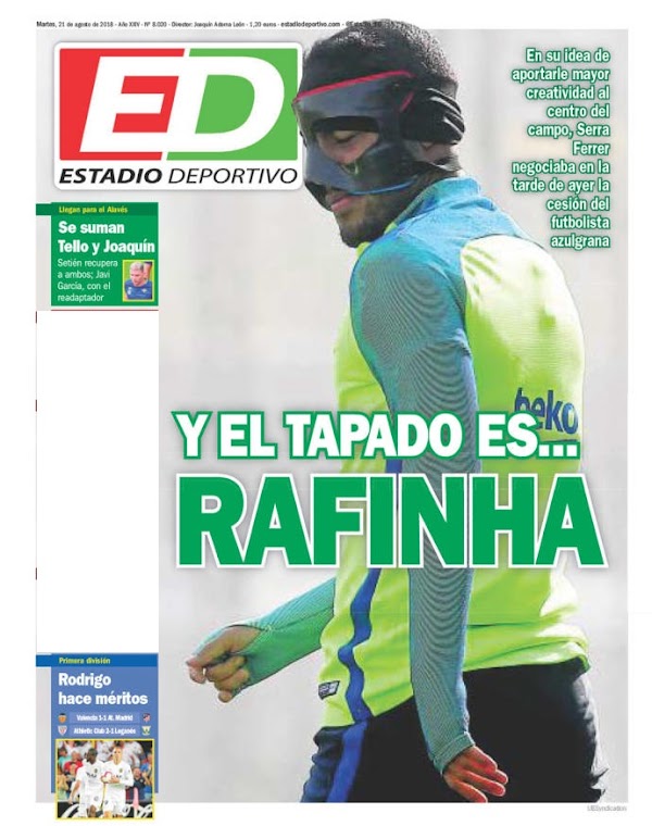 Betis, Estadio Deportivo: "Y el tapado es...Rafinha"