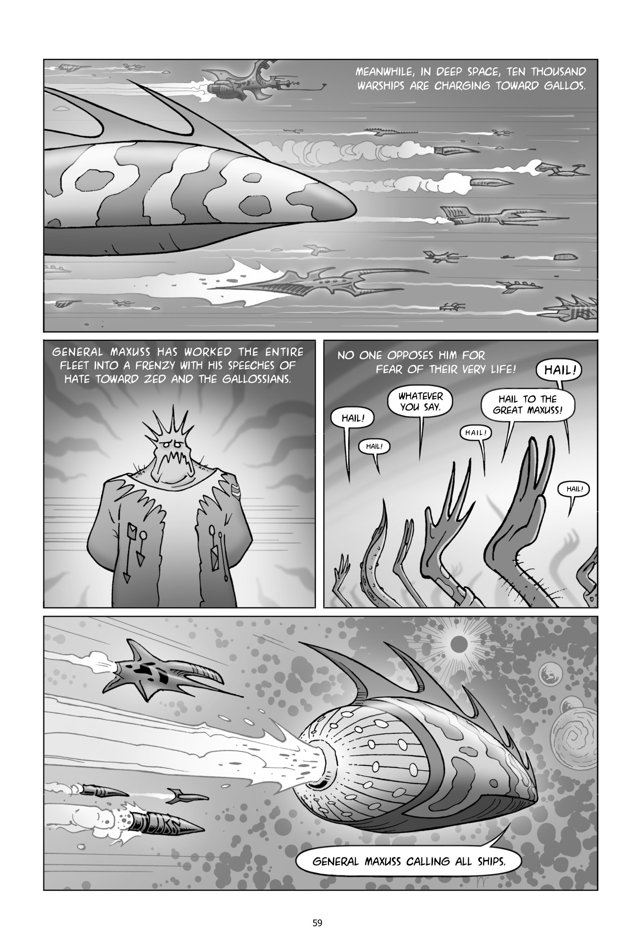 Read online Zed: A Cosmic Tale comic -  Issue # TPB (Part 1) - 59