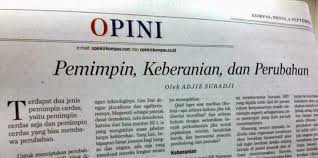 Pelajar Masa Depan Contoh Teks Opini Atau Teks Editorial