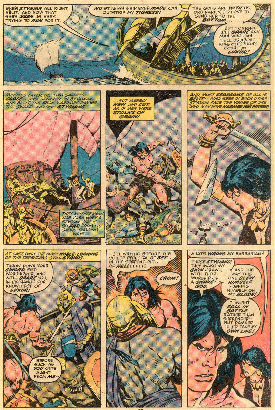 Read online Conan the Barbarian (1970) comic -  Issue #74 - 9