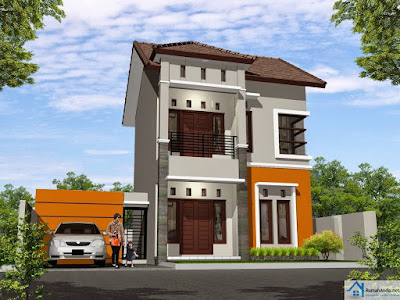 Desain Rumah Minimalis 2 Lantai Type 60 Terbaru