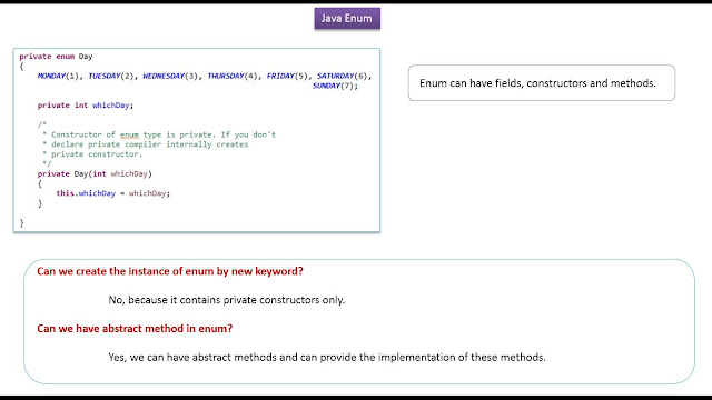 JAVA EE: Java Tutorial: Enum in java[How to define a constructor in enum]