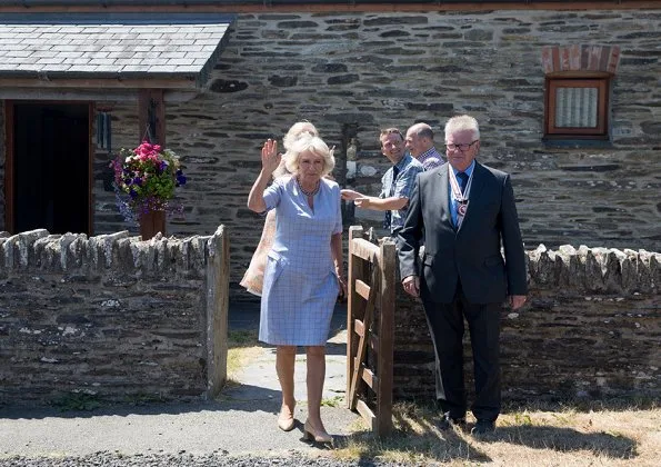 Prince Charles, Prince of Wales and Camilla, the Duchess of Cornwall visited the village of Llangwm and Cleddau estuary community of Llangwm