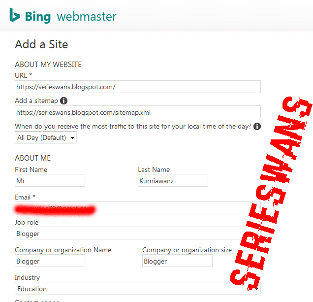 Cara Verifikasi dan Memasang Sitemap Blog ke Bing Webmaster Tools