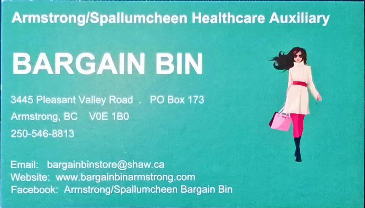 Nonprofit Thrift Shops in British Columbia North Okanagan and Shuswap