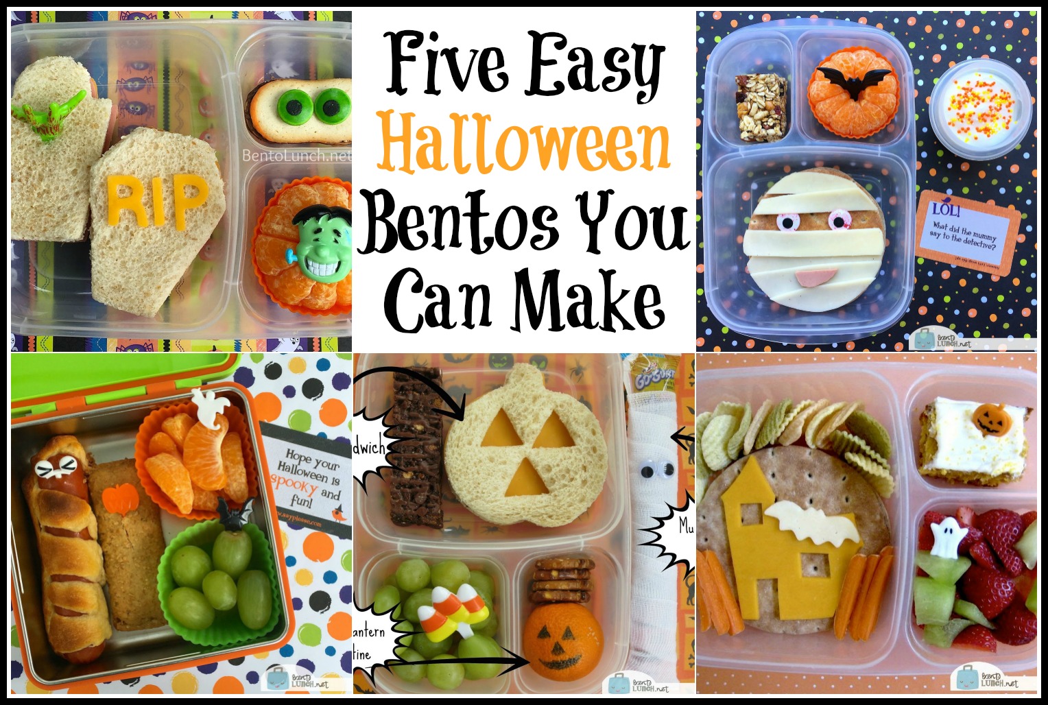 Five Easy Halloween Bentos You Can Make!