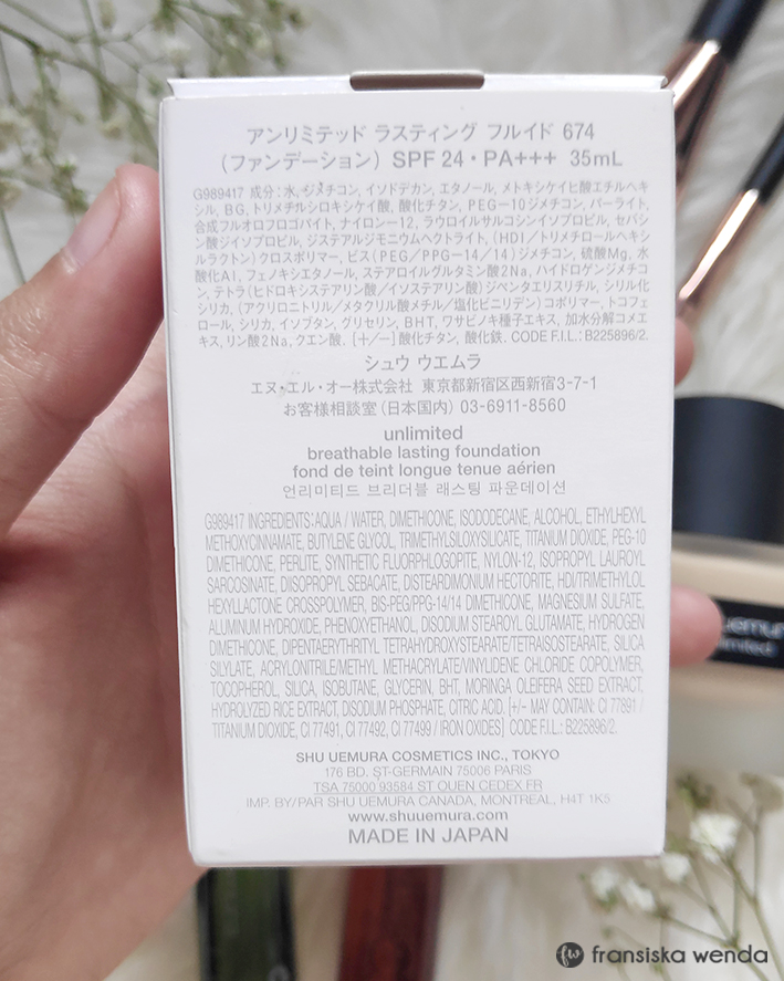 Shu Uemura Unlimited Breathable Lasting Foundation 35 Ml Shopee Indonesia