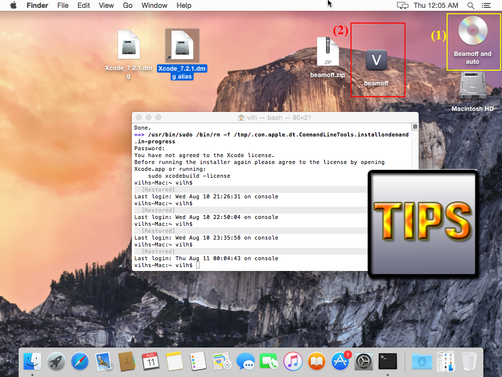 yosemite mac os vmware