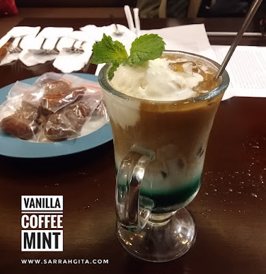 vanilla coffee mint