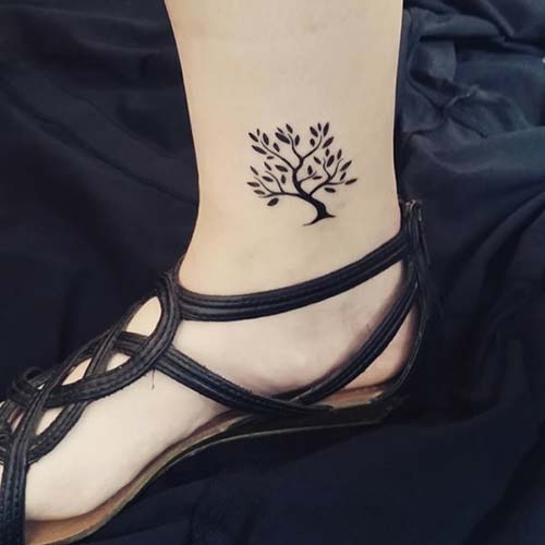 ayak bileği ağaç dövmesi ankle tree tattoo ayak bileği ağaç dövmesi ankle tree tattoo