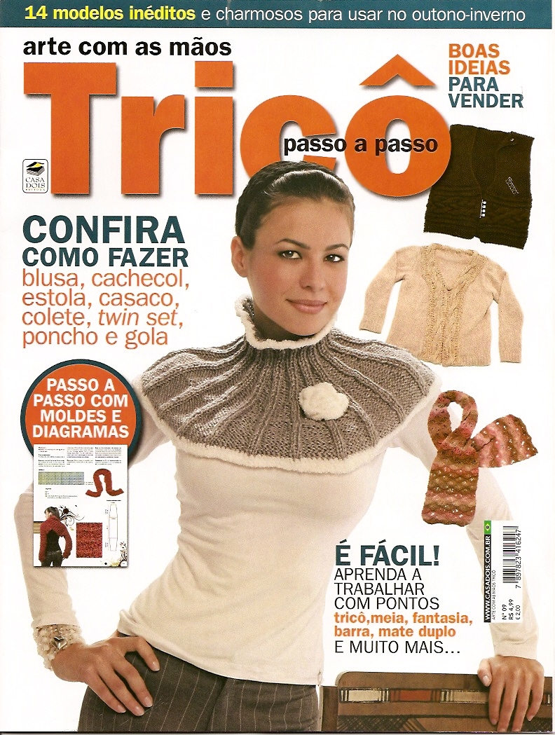 casaco feminino de trico passo a passo