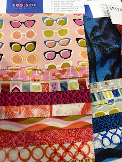 Poolside Cotton and Steel fabric