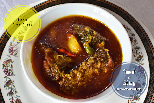 Odia Style Rohi Macha Tarkari or Rohu Fish Curry