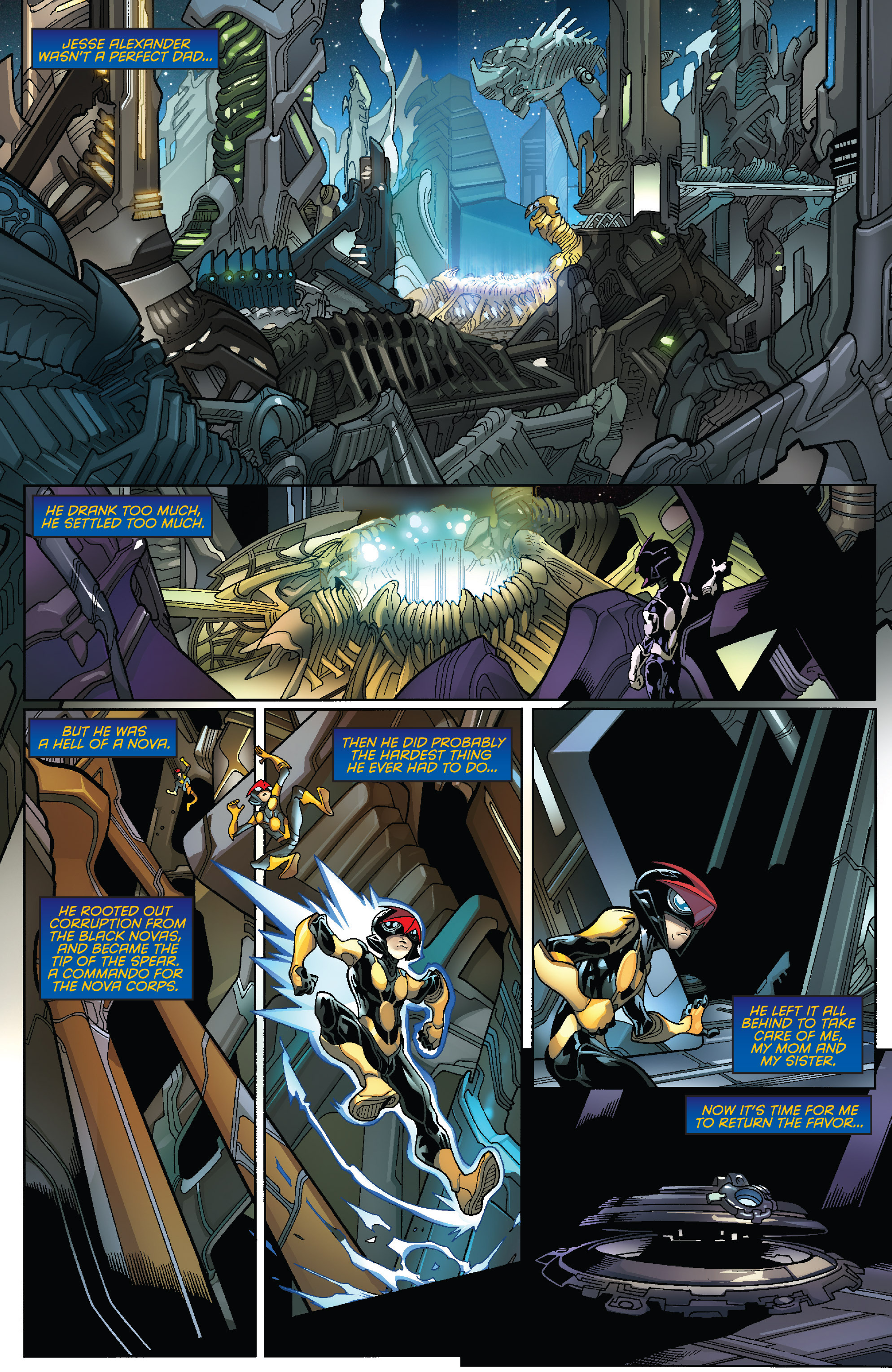 Read online Nova (2013) comic -  Issue #21 - 7