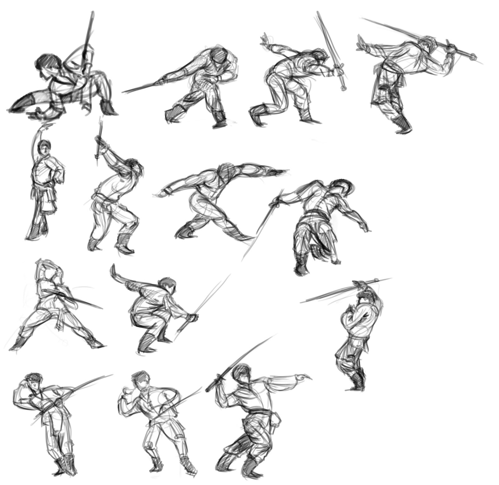 Doda Doodles: Shaolin Drunken-Sword Gestures + Outlaw Star