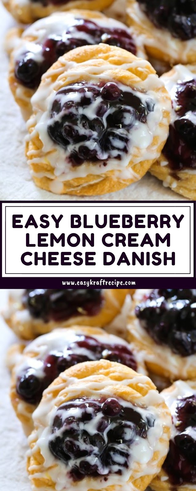 EASY BLUEBERRY LEMON CREAM CHEESE DANISH EASY BLUEBERRY LEMON CREAM CHEESE DANISH