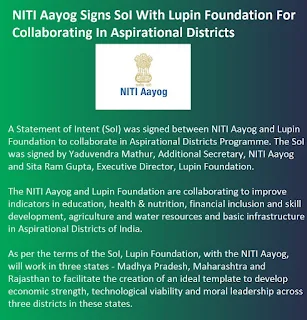 NITI Aayog signs
