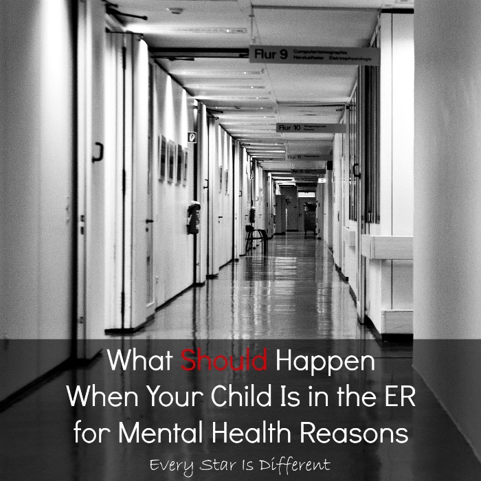 What Should Happen When Your Child is in the ER for Mental Health Reasons