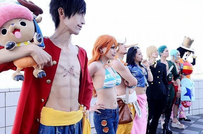 Cosplay anime one piece