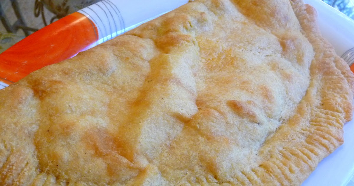 GIANT CHICKEN AND VEGETABLE CALZONE
