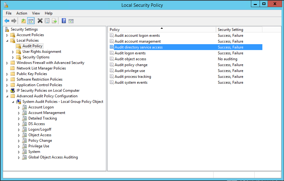 local-security-policy