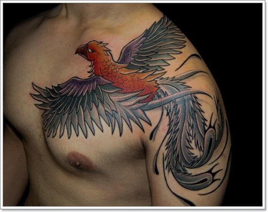 Paling Populer 29+ Gambar Tato Burung Phoenix Di Lengan