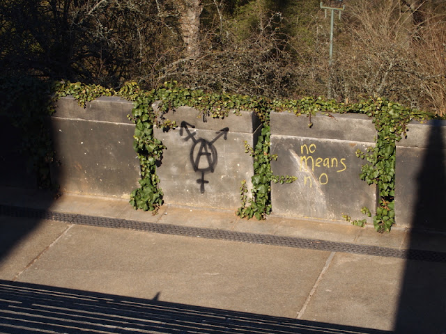 Frühlingsgefühle, Graffiti, Nein heißt Nein, Kreuzberg, Nationaldenkmal, Berlin