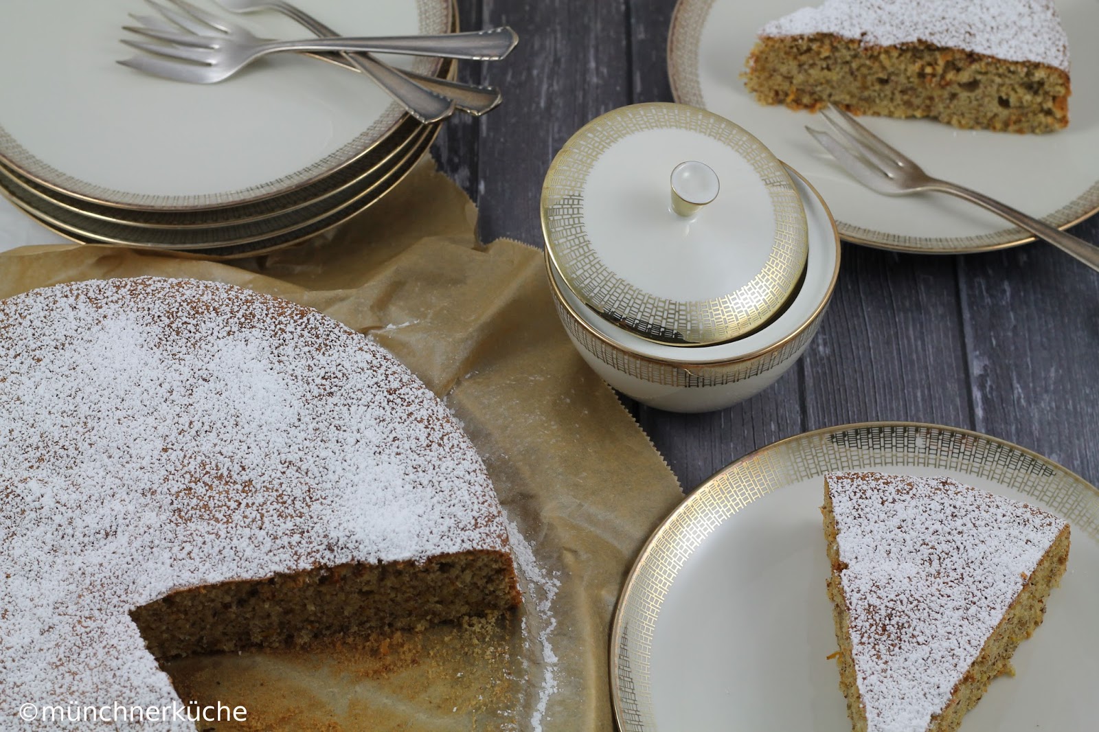 münchnerküche: Gató de almendra - Mallorquinischer Mandelkuchen