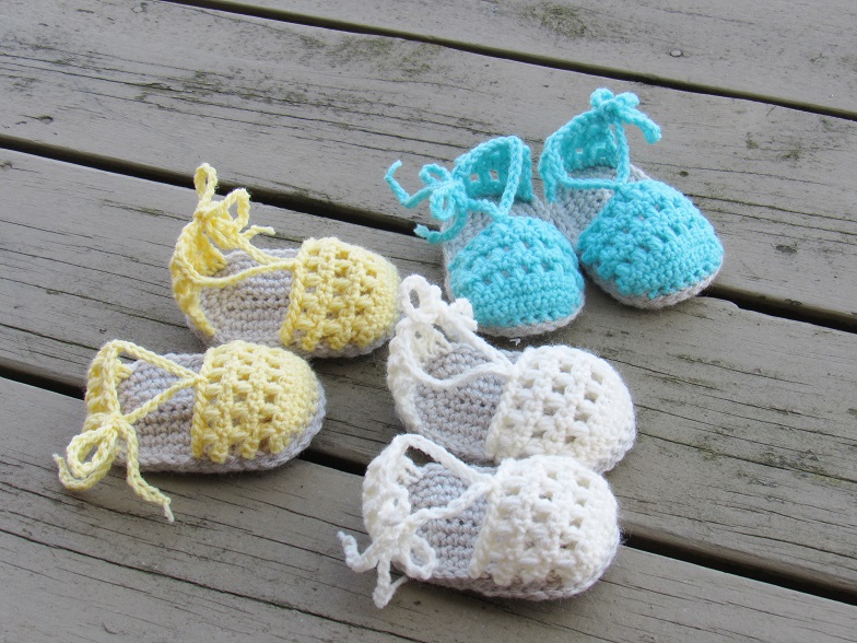Crochet Dreamz: May Sandals, Crochet Pattern for Baby ...