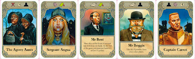 Ankh-Morpork - Some of the cards from the game