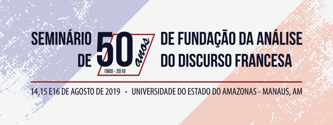 Seminário "50 anos da fundação da AD francesa (1969 - 2019)"