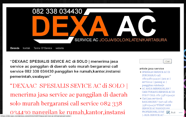 Jasa Spesialis Service AC di Solo 