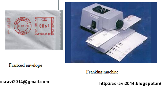 Digital franking stamp duty