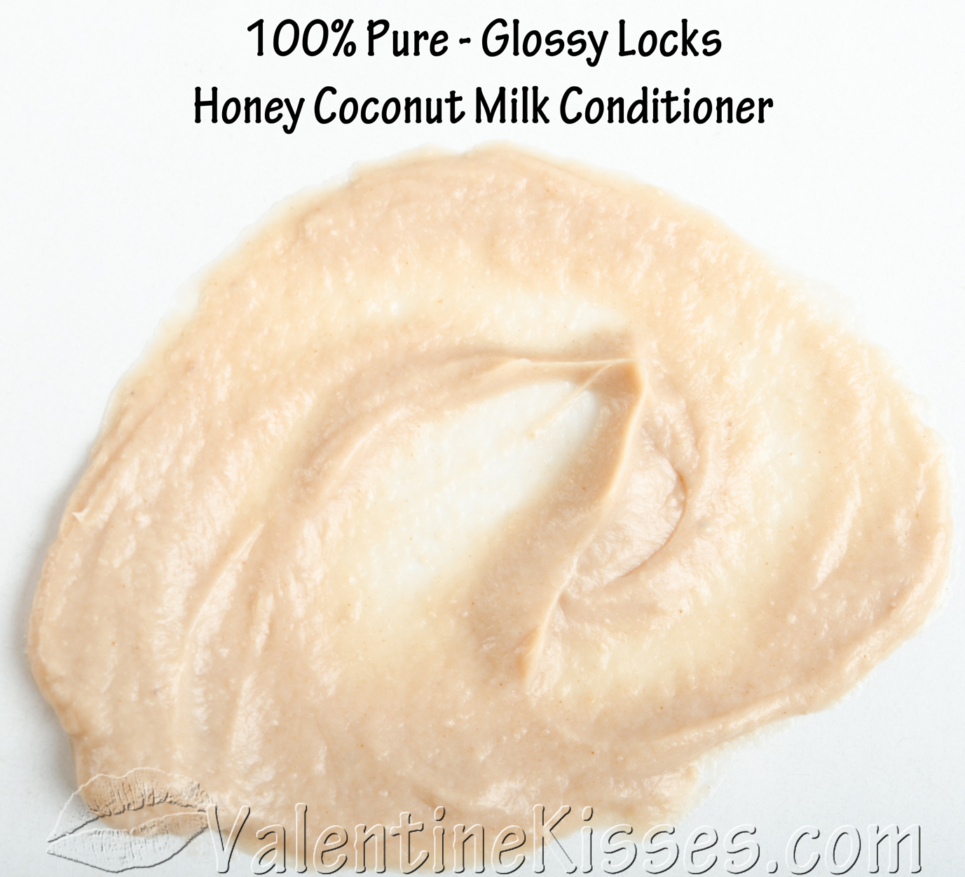 Valentine Kisses 100 Pure Glossy Locks Honey Coconut Milk Shampoo