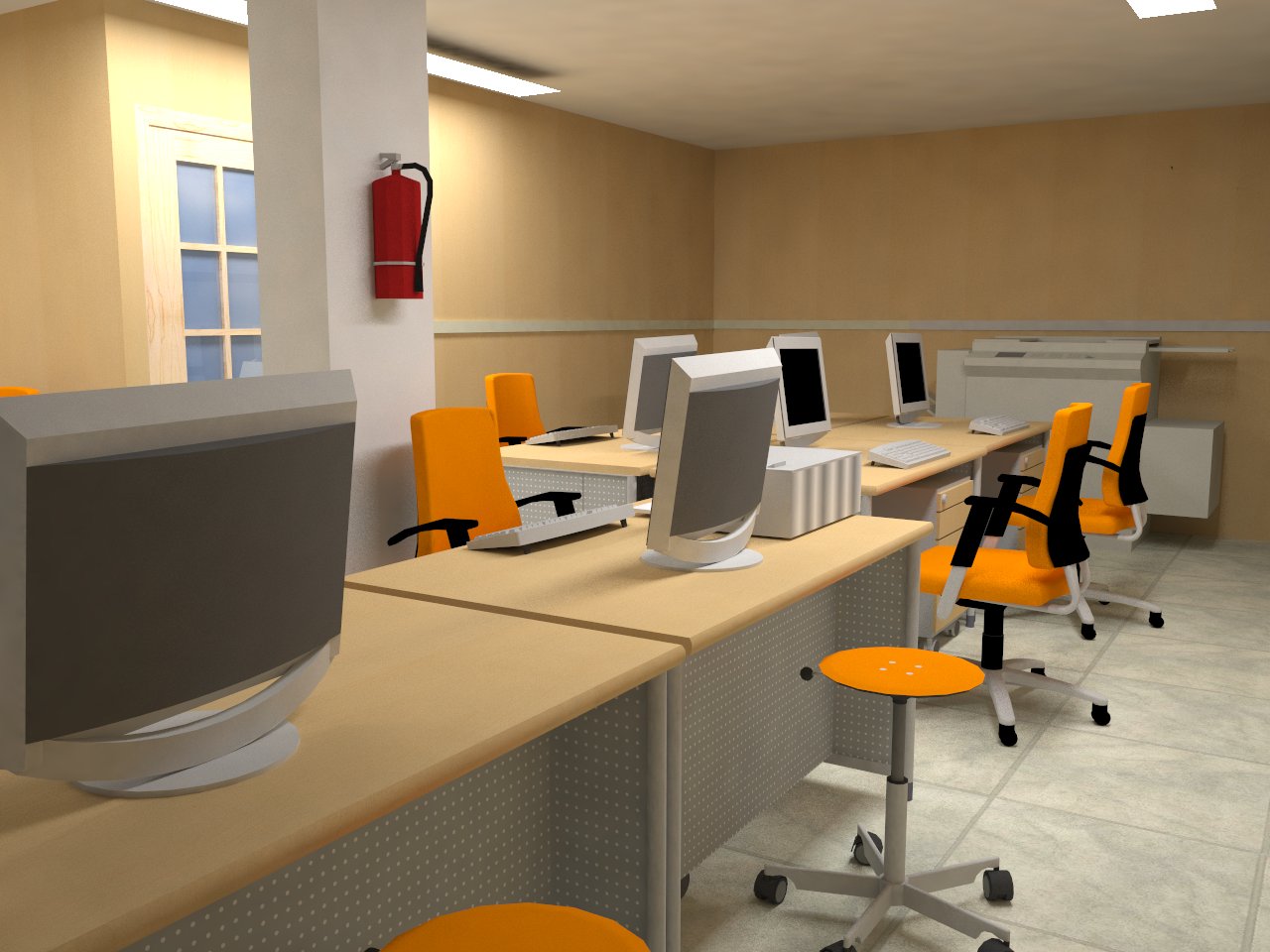 3D Studio: Desain Interior Kantor (Jakarta)