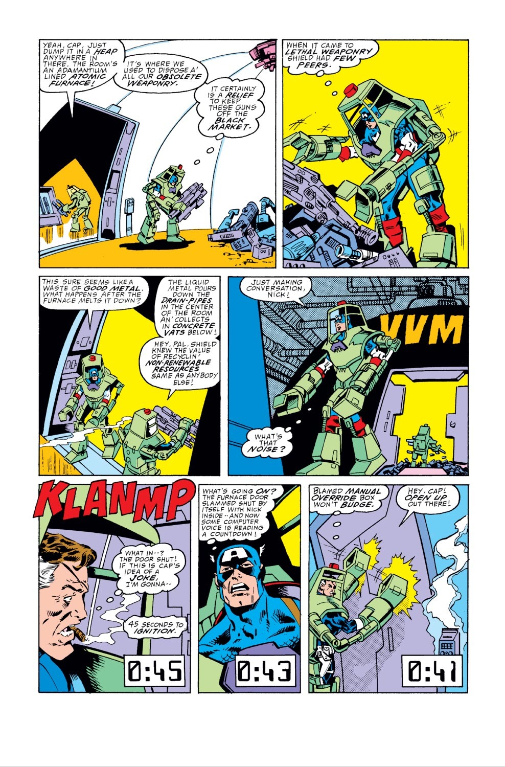 Read online Captain America (1968) comic -  Issue #351 - 16