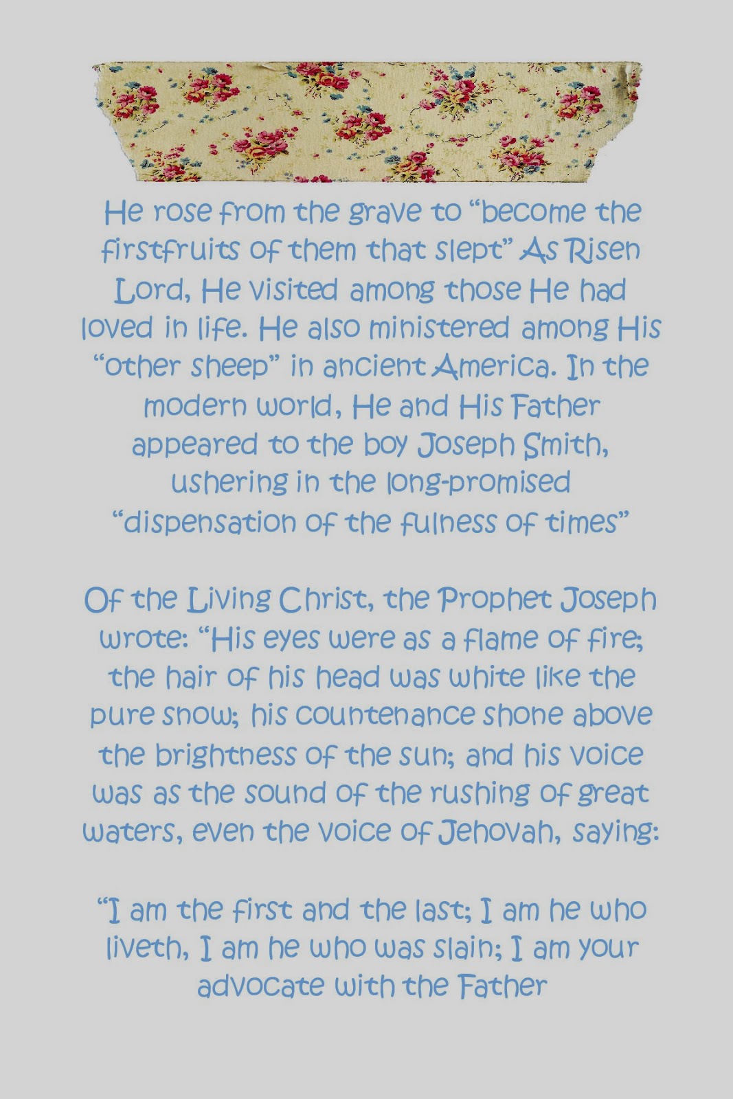 This n that A Little Crafting Memorize The Living Christ Printable This n that A Little Crafting Memorize The Living Christ Printable