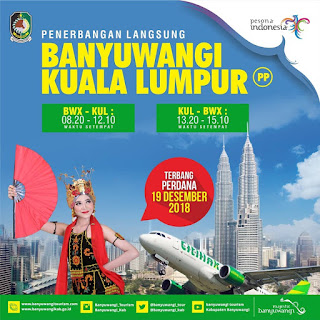 Jadwal Penerbangan Rute Kuala Lumpur Ke Banyuwangi (PP)