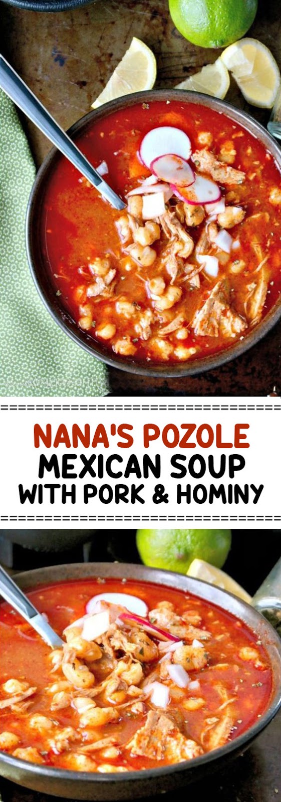 Nana's Pozole Mexican Soup with Pork & Hominy Idntimesnews