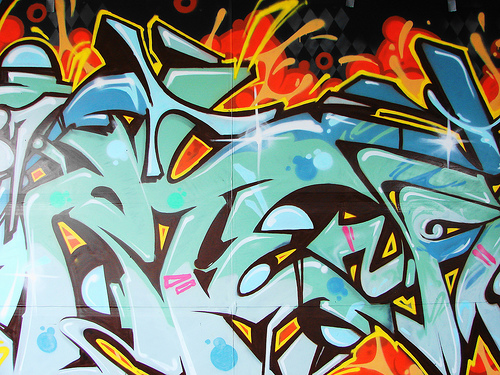 Grafity tawur: Graffiti background