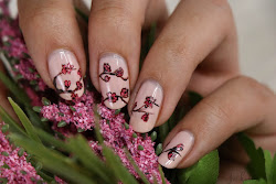 nail blossom cherry jackiemontt sad