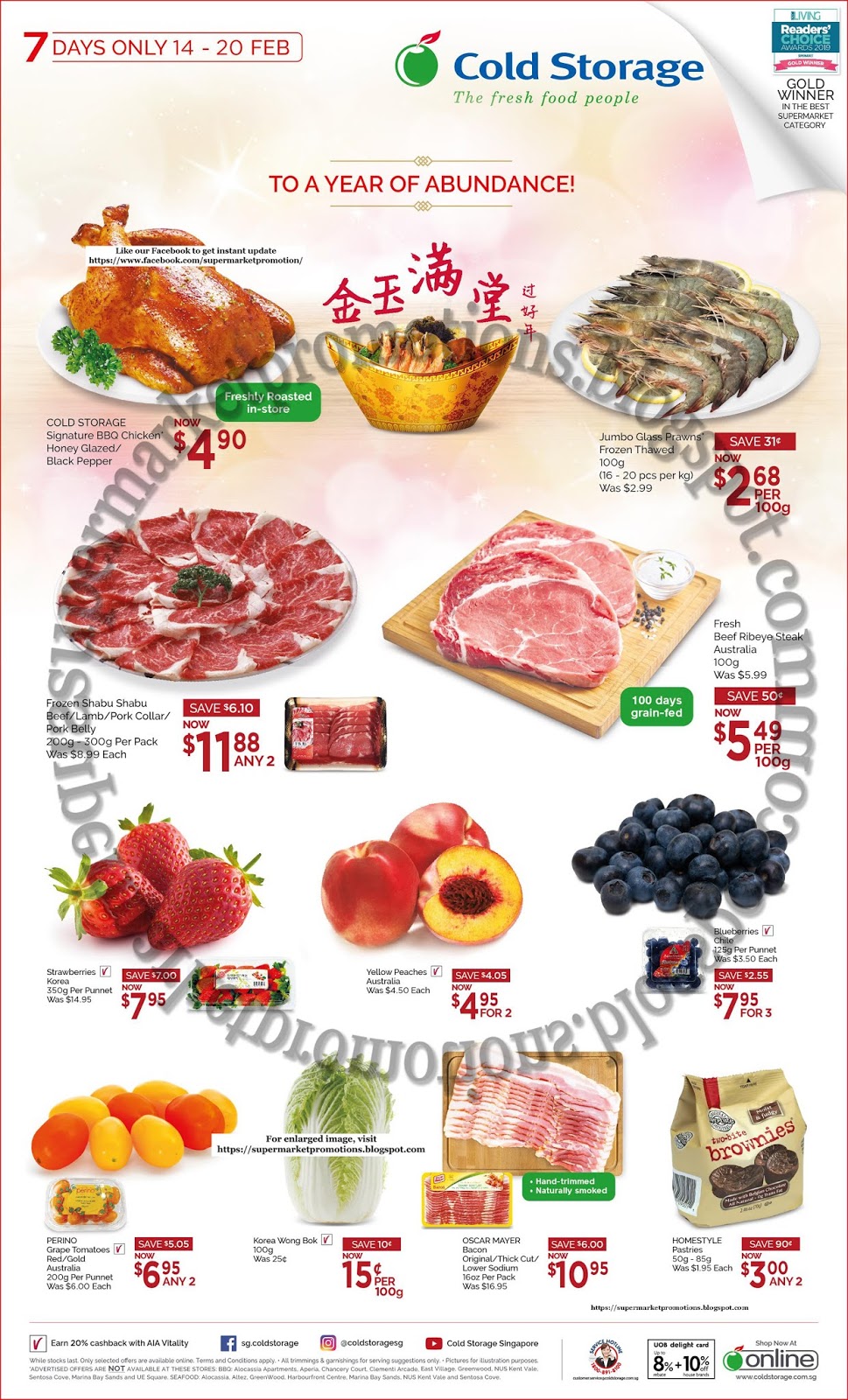 Cold Storage CNY Promotion 14 20 February 2019 Supermarket Promotions