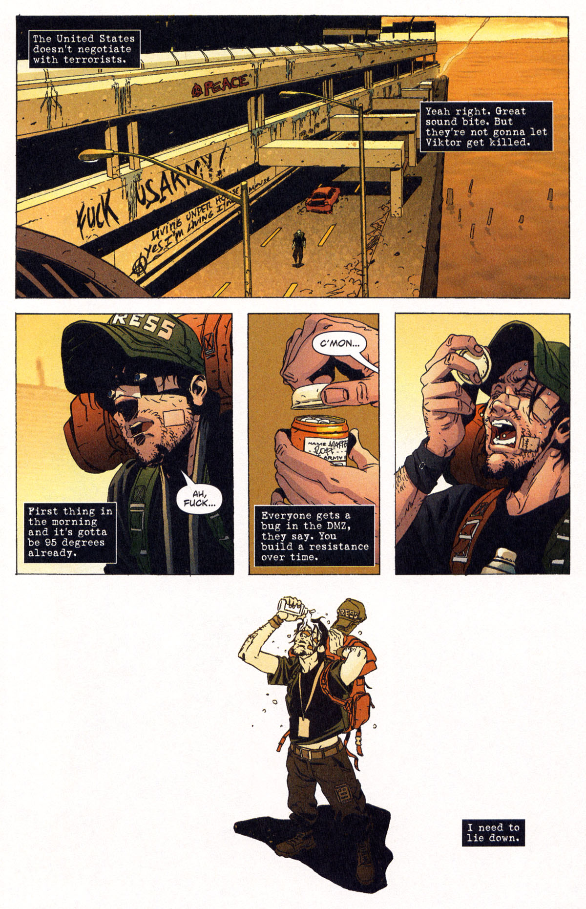 Read online DMZ (2006) comic -  Issue #7 - 12