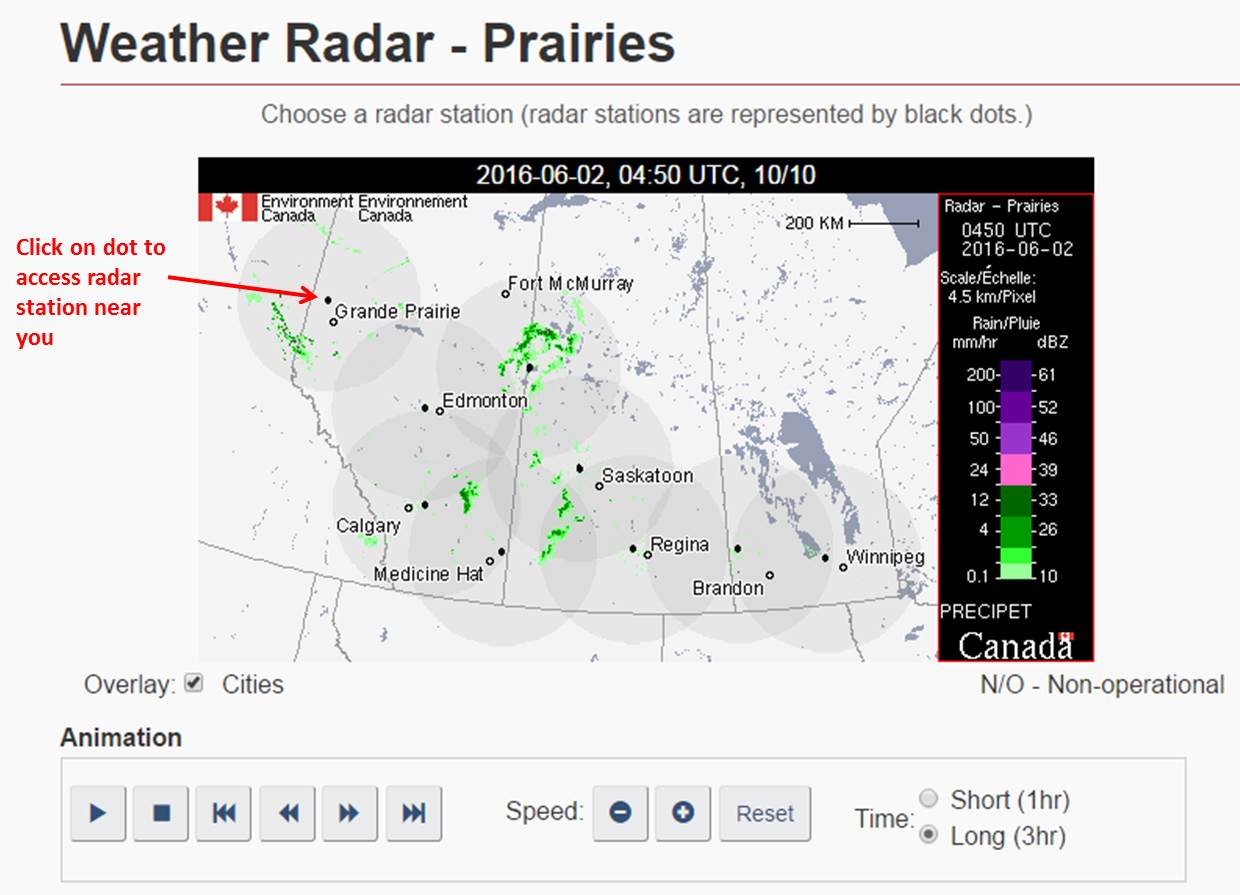 Prairie Pest Monitoring Network Blog Weather Radar (May 24, 2018; Wk 03)