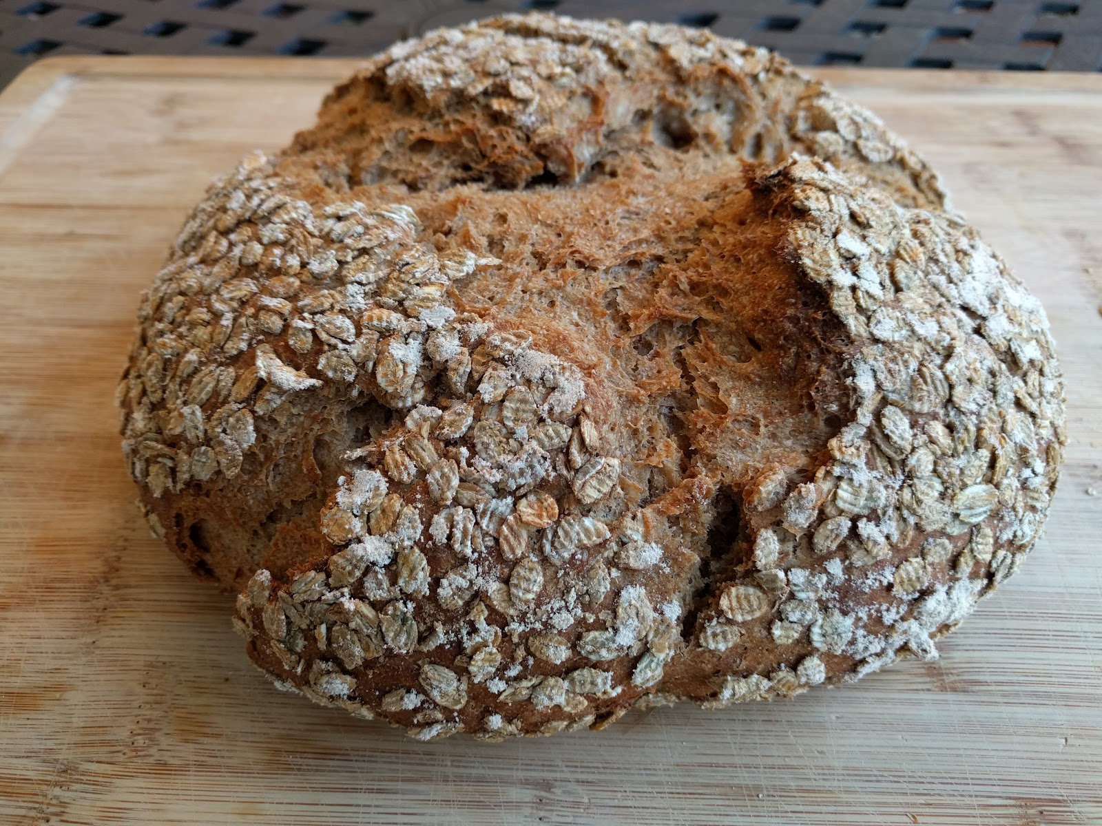 HomeMade German Bread Farmer's Bread with Rye Flakes