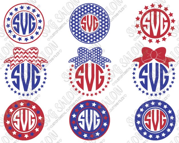 4th Of July Bow Svg For Cricut