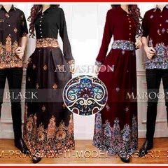 1GBCB Baju Batik Anna Couple Murah Rayon Bj2801