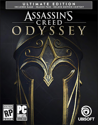 Assassins Creed Odyssey Game Cover Pc Ultimate Edition