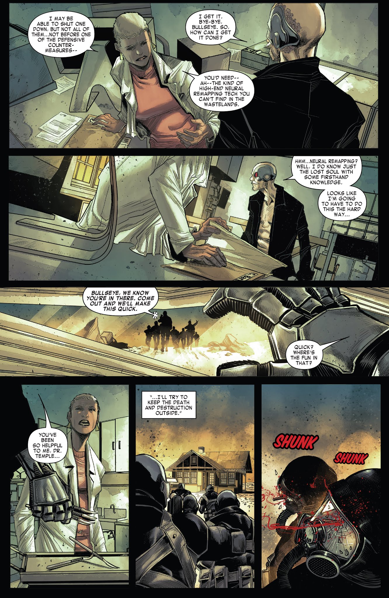 Read online Old Man Hawkeye comic -  Issue #5 - 8